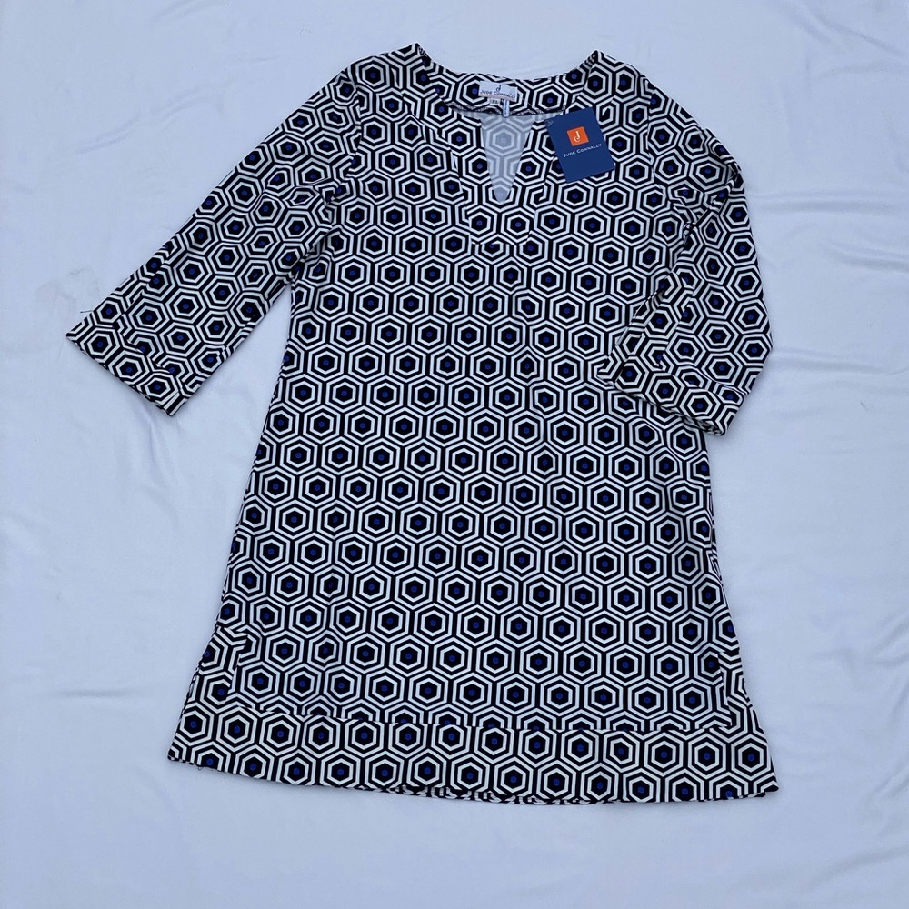 Jude Connally Megan Dress in Hexi Print